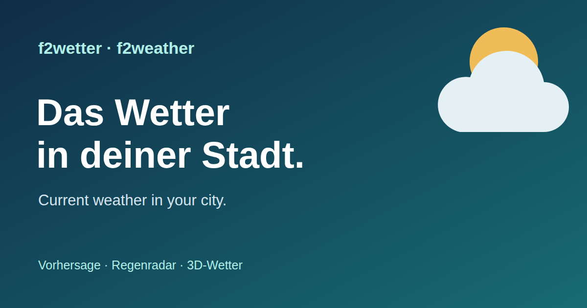 Wether Weather in your city · f2weather